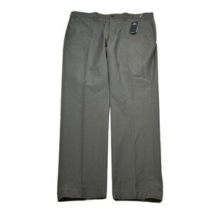 Michael Kors Performance Fall Dress Pants Mens 40x32‎ Army Green Classic Fit NEW
